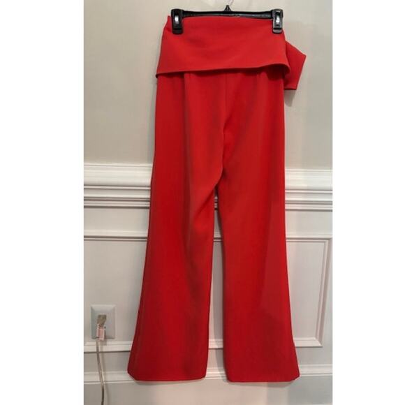 SACHIN & BABI Whitely Coral‎ Bow Wide Leg Palazzo Pants Trousers Size 0 - Picture 3 of 8